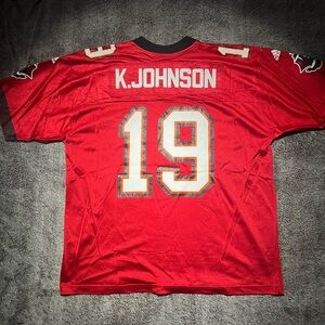 Keyshawn Johnson Tampa Bay Buccaneers Adidas jersey